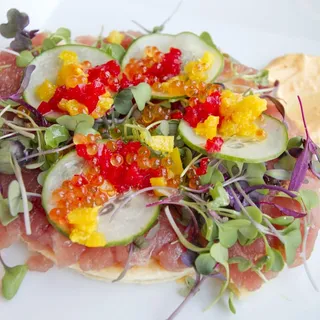 Tuna Carpaccio Pizza