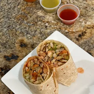 Carne Asado Burrito (chicken and guacamole). It was excellent!