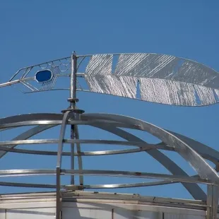 Top of the structure.  Love it!