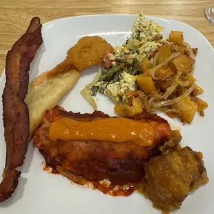 Brunch buffet items