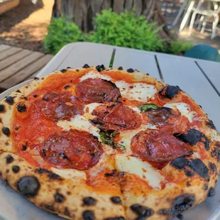 Bee sting pizza. So freaking good!!!!!!