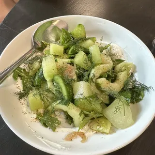 Smashed Cucumbers