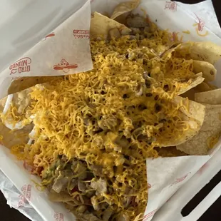 Grilled chicken nachos $12.99