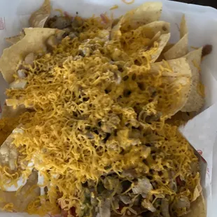 Grilled chicken nachos $12.99