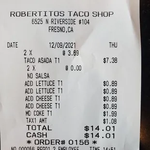 This is BS! Tacos here don't include no fixings!, ridiculously OVERPRICED, n not even tasty! 2 tacos n small drink, $14!!