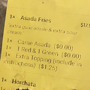 i even told them to add the extra guacamole like hello??