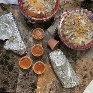 Order with hot sauce added