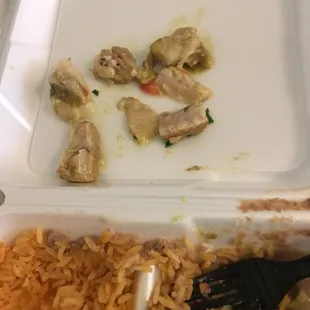 #14 combo that comes with nothing but pure Fat, plus beans and rice.