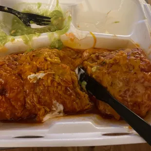 Chicken chimichanga?