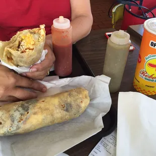 Huge burritos!!