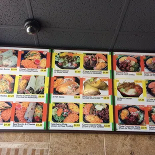 Robertito&apos;s Menu (Combos only featured in photo)