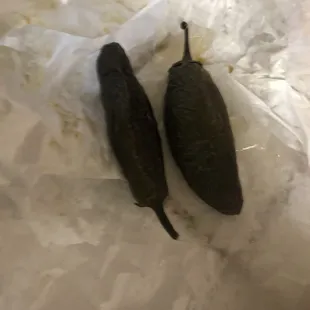 The jalapenos that came on the side