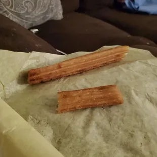 Plain churro no sugar