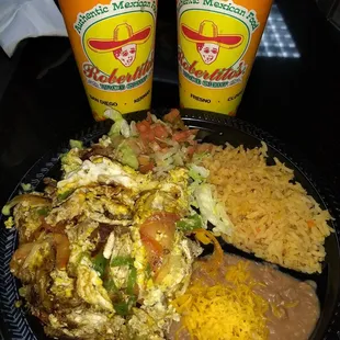 Beef Manchaca  Combination Plate  Dec 28 2017