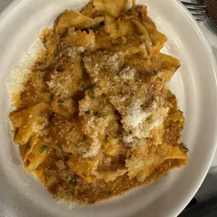 Pappardelle with wild boar ragu