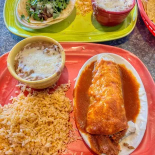 Combo enchiladas / tacos