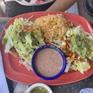 Tostada Combo Plate
