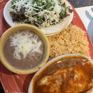 A la Carte Taco Combo Plate