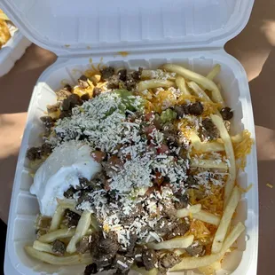 Carne asada fries