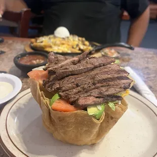 Steak salad