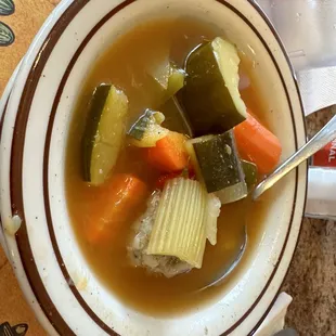 Albonigas soup