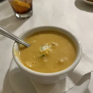 Shrimp and Sweet Potato Bisque