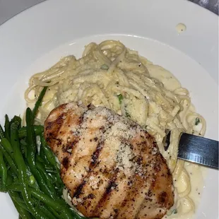 Grilled Chicken Alfredo