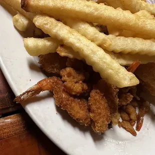 a plate of french fries