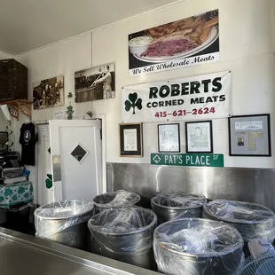 the kitchen of a restaurant