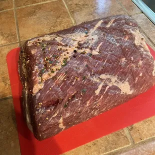 Robert&apos;s Corned Beef prior to cooking
