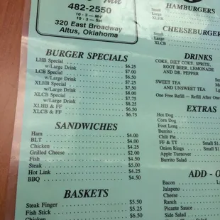 Menu, this place is hopping!!