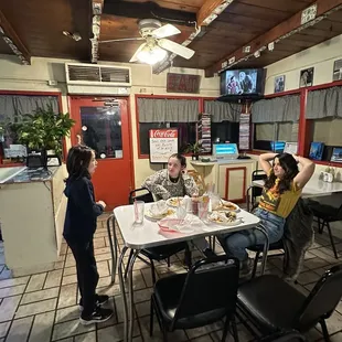 Interior after our meal