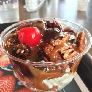 Turtle sundae, baby.