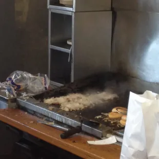 Great Onion Burgers!