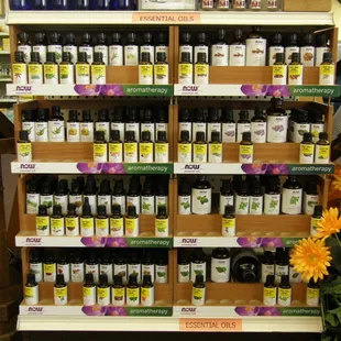 With close to 100 different essential oils to choose from, our specialized staff can help you make your best choices.