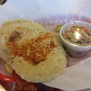 Chicken apple panini