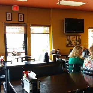 The inside of the place.....cozy!