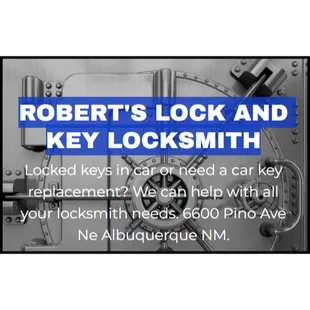 Robert's Lock &amp; Key in Albuquerque, New Mexico