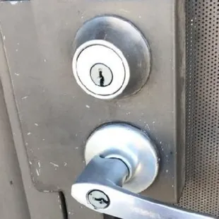 Two locks we had to pick yesterday