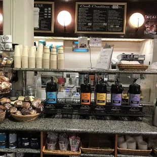 interior, bagels