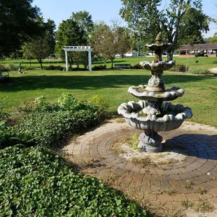 fountain near the Parks &amp; Rec HQ