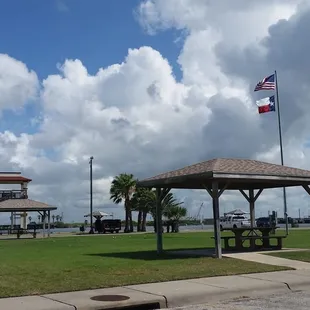 View of several Park amenities including a viewing Tower