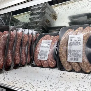  variety of sausages