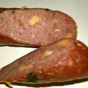 The jalapeño cheddar snack stick, not bad.