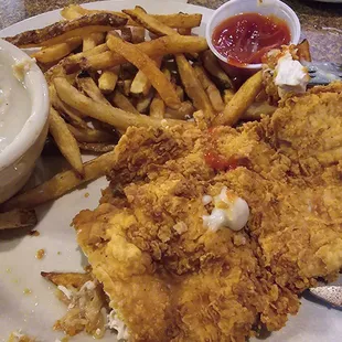 It looks great,  but French fries are super greasy.