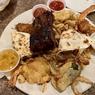 Border sampler appetizer