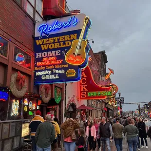 people walking down the street