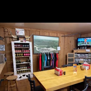 the inside of a store