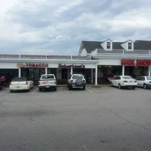 cars parked in front