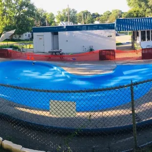 Baby pool remodel in progress